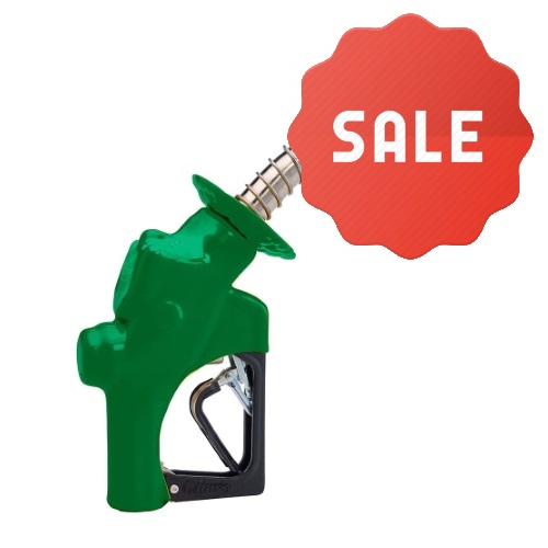 Husky 177610-03 New VIIIS Pressure Activated Heavy Duty Diesel Nozzle with 3-Notch Hold Open Clip  Green - Fast Shipping - Nozzles